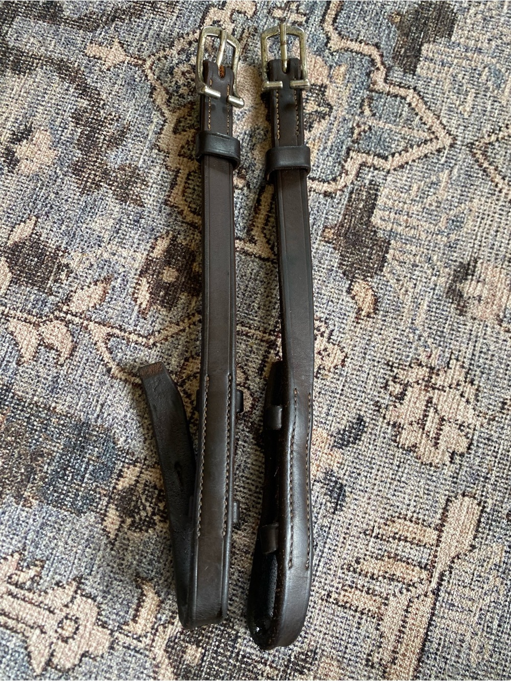 Antarès cheek pieces horse bridle part